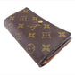 LOUIS VUITTON Bifold Wallet M61730 Brown Portonebi Tresol