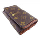 LOUIS VUITTON Bifold Wallet M61730 Brown Portonebi Tresol