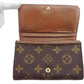 LOUIS VUITTON Bifold Wallet M61730 Brown Portonebi Tresol