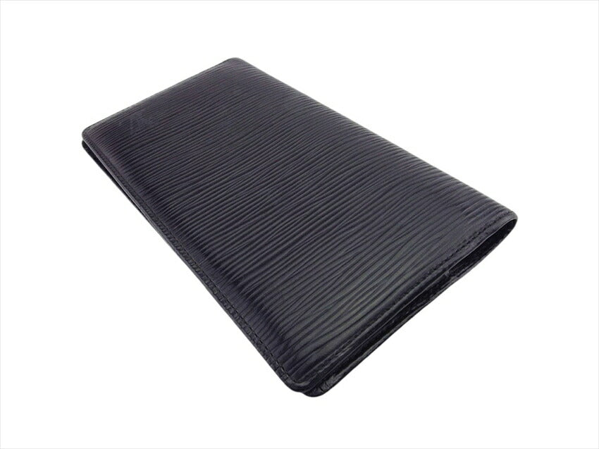 LOUIS VUITTON Bill Compartment R20522 Noir Epi Agenda Posh