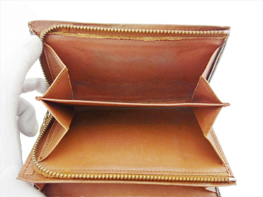 LOUIS VUITTON Long Wallet Purse M61730 Monogram canvas Brown beige Porte Monnaie-Viet-Trésors (old)