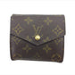LOUIS VUITTON Bifold Wallet M61660 Brown beige gold Portonebier