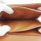 LOUIS VUITTON Long Wallet Purse M61734 Brown beige gold Portefeuille Sarah