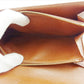 LOUIS VUITTON Long Wallet Purse M61725 Brown beige gold Pochette Porto MonÃ©credi