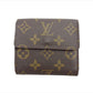 LOUIS VUITTON Bifold Wallet M61652 Brown beige gold Porte Monnaie Billets Cartes Credit