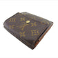LOUIS VUITTON Bifold Wallet M61652 Brown beige gold Porte Monnaie Billets Cartes Credit