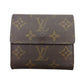 LOUIS VUITTON Bifold Wallet M61652 Brown Porte Monnaie Billets Cartes Credit