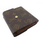 LOUIS VUITTON Bifold Wallet M61652 Brown Porte Monnaie Billets Cartes Credit