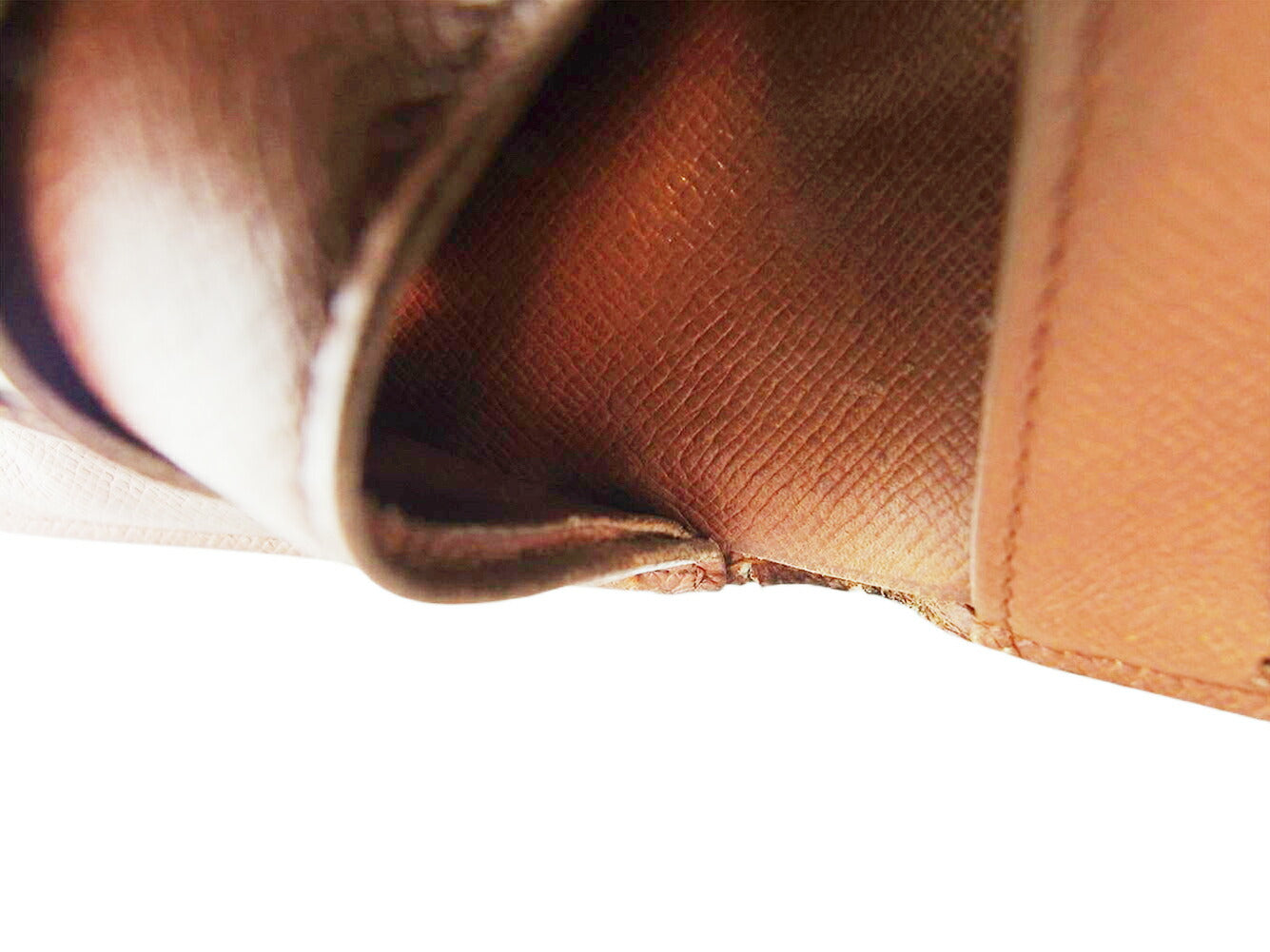 LOUIS VUITTON Bifold Wallet M61652 Brown Porte Monnaie Billets Cartes Credit