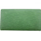 LOUIS VUITTON Long Wallet Purse M63574 Borneo Green Pochette Porto MonÃ©credi