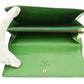LOUIS VUITTON Long Wallet Purse M63574 Borneo Green Pochette Porto MonÃ©credi