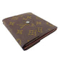 LOUIS VUITTON Bifold Wallet Brown Portonebi (old type)