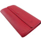 LOUIS VUITTON Long Wallet Purse M63577 Castilian Red Pochette Porto MonÃ©credi