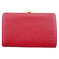 LOUIS VUITTON Bifold Wallet M63247 Castilian Red Portomonet Vievienova