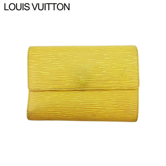 LOUIS VUITTON Long Wallet Purse M63389 Tassili Yellow (Yellow x Purple) Porte Tresor International