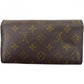 LOUIS VUITTON Long Wallet Purse M61725 Brown beige gold Pochette Portonecredi