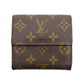 LOUIS VUITTON Bifold Wallet M61652 Brown beige gold Porte Monnaie Billets Cartes Credit
