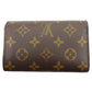 LOUIS VUITTON Long Wallet Purse M61736 Brown beige gold Portefeuille Tresor