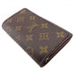 LOUIS VUITTON Long Wallet Purse M61736 Brown beige gold Portefeuille Tresor