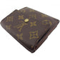 LOUIS VUITTON Bifold Wallet M61652 Brown beige gold Porte Monnaie Billets Cartes Credit