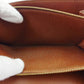 LOUIS VUITTON Long Wallet Purse M61725 Brown beige gold Pochette Porto MonÃ©credi