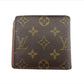 LOUIS VUITTON Bifold Wallet M61669 Brown x beige Portonebier