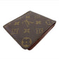 LOUIS VUITTON Bifold Wallet M61669 Brown x beige Portonebier