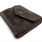 LOUIS VUITTON Bifold Wallet M61660 Brown beige gold Portonebi (old type)