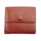 LOUIS VUITTON Bifold Wallet M06093 Kenya Brown Portefeuille Elise