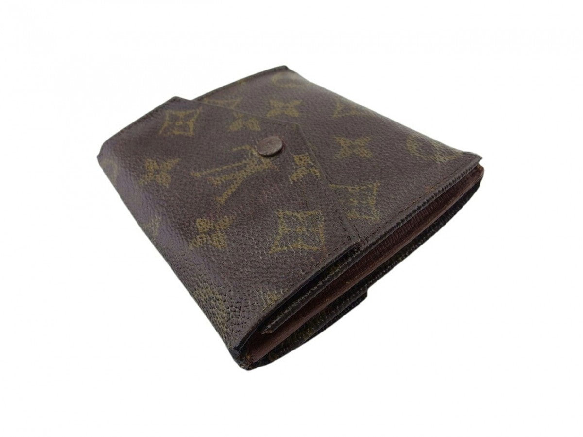 LOUIS VUITTON Bifold Wallet M61660 Brown beige Portonebi (old type)