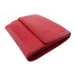 LOUIS VUITTON Bifold Wallet M63487 Red Porte Monnaie Billets Cartes Credit