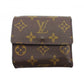 LOUIS VUITTON Bifold Wallet M61652 Brown beige gold Porte Monnaie Billets Cartes Credit