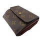 LOUIS VUITTON Bifold Wallet M61652 Brown beige gold Porte Monnaie Billets Cartes Credit