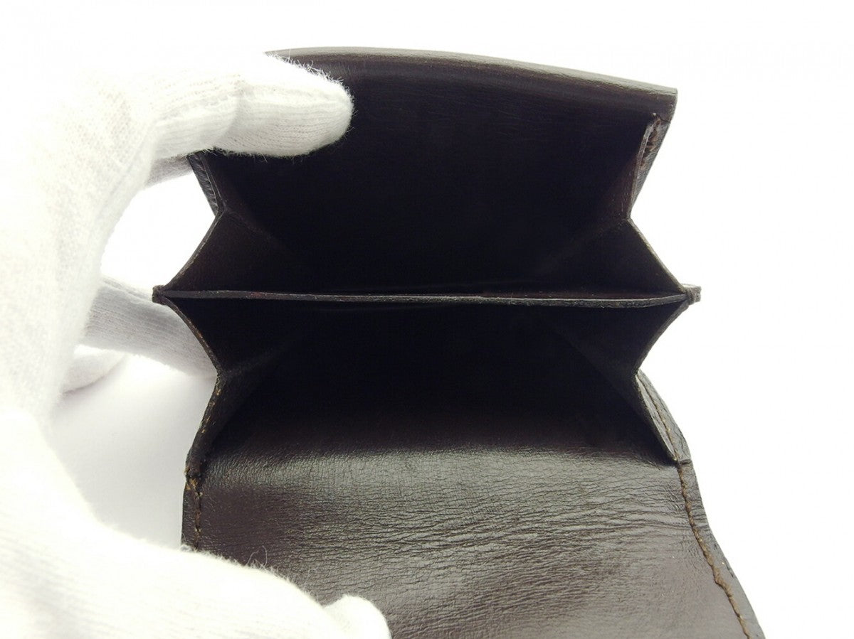 LOUIS VUITTON Coin case M61970 Brown Porto Moneguse