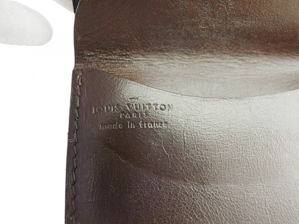 LOUIS VUITTON Coin case M61970 Brown Porto Moneguse