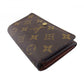 LOUIS VUITTON Long Wallet Purse M61730 Brown beige gold Portonebi Tresol