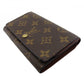 LOUIS VUITTON Long Wallet Purse M61730 Brown beige gold Portonebi Tresol