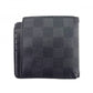 LOUIS VUITTON Bifold Wallet N62664 Black Grey PortefeuilleMarco