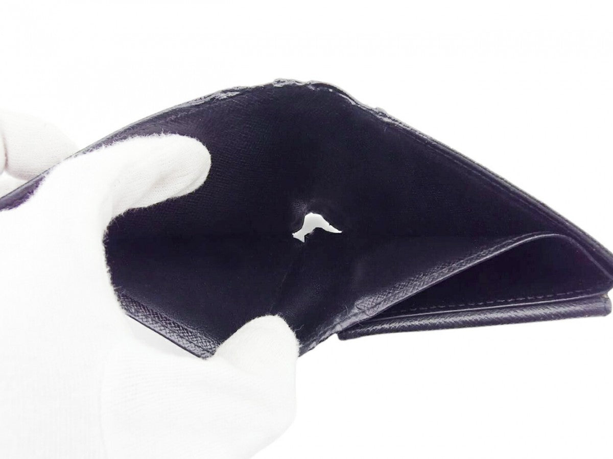 LOUIS VUITTON Bifold Wallet N62664 Black Grey PortefeuilleMarco