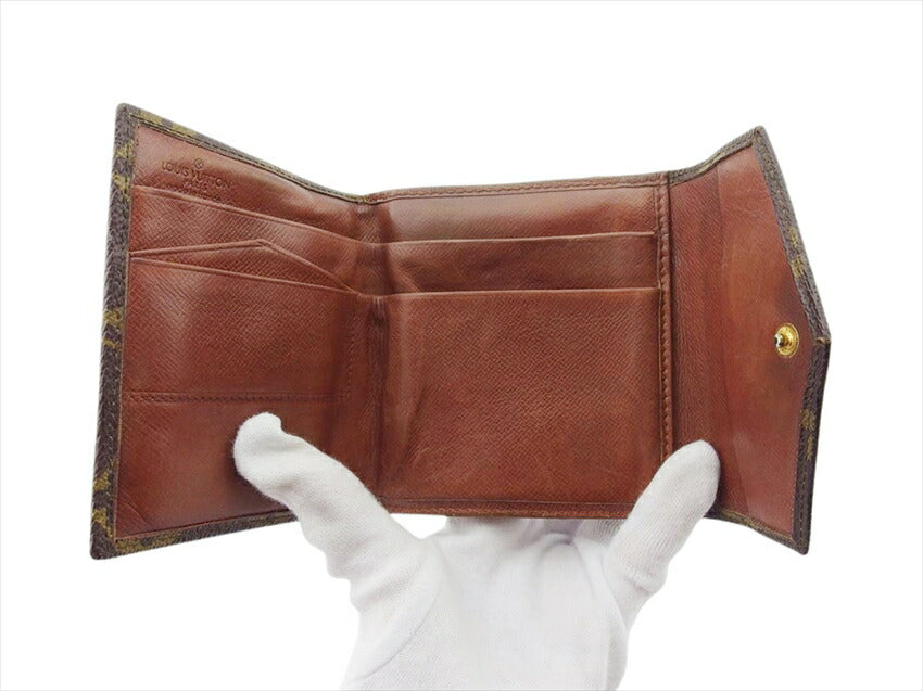 LOUIS VUITTON Bifold Wallet M61660 Brown Portonebi (old type)