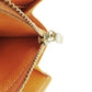 LOUIS VUITTON Long Wallet Purse M6359H Orange gold Pochette Portomonet Cartes Crdit