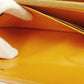 LOUIS VUITTON Long Wallet Purse M6359H Orange gold Pochette Portomonet Cartes Crdit