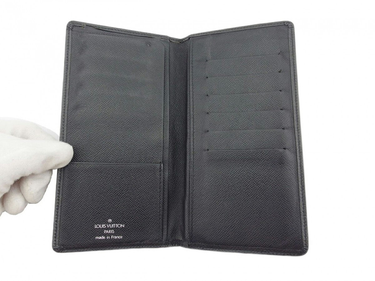 LOUIS VUITTON Bill Compartment Aldoise black Porte Valeurs Cartes Credit