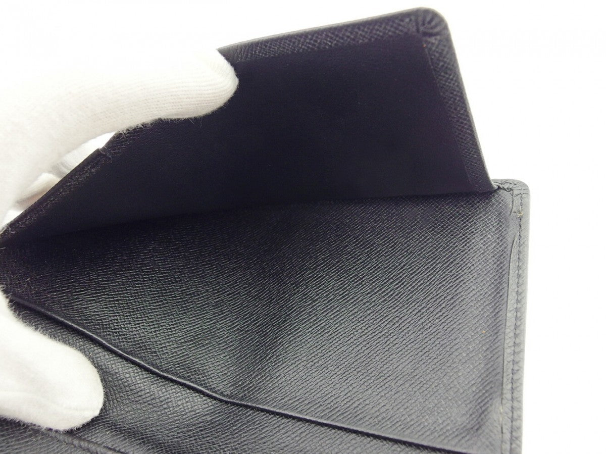 LOUIS VUITTON Bill Compartment Aldoise black Porte Valeurs Cartes Credit