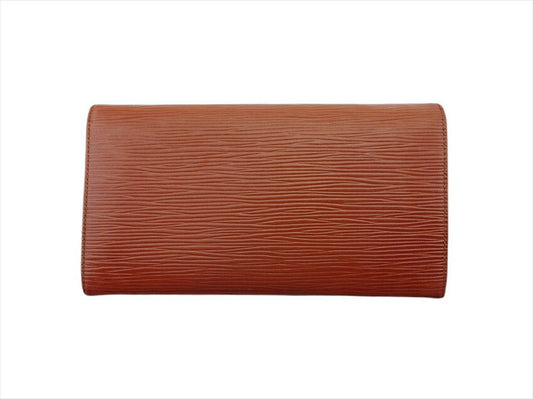 LOUIS VUITTON Long Wallet Purse M61725 Kenya Brown Pochette Porto MonÃ©credi