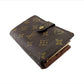 LOUIS VUITTON Bifold Wallet Ｍ６１６６３ Brown Portonevie Vienova