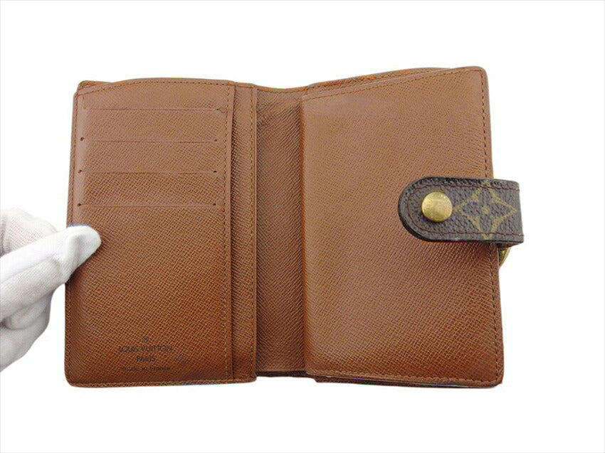 LOUIS VUITTON Bifold Wallet Ｍ６１６６３ Brown Portonevie Vienova