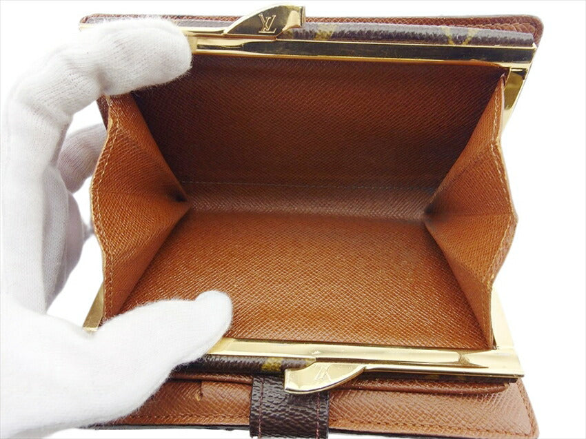LOUIS VUITTON Bifold Wallet Ｍ６１６６３ Brown Portonevie Vienova