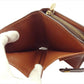 LOUIS VUITTON Bifold Wallet M61667 Brown beige gold Compact zip