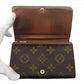 LOUIS VUITTON Long Wallet Purse M61736 Brown light brown Portomonet Bietrezole
